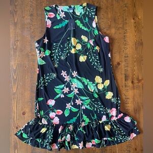 NWT Tommy Hilfiger Black Floral Dress